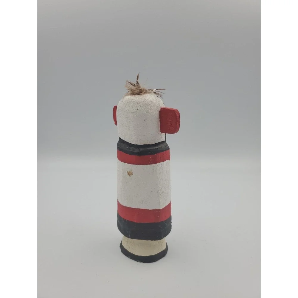 Native American Hopi Southwest Kachina Doll L. POOLEY Hopi SNOW - Picture 4 of 10